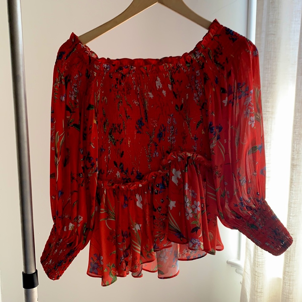 Alexis silk top